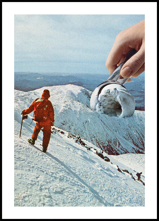 Ice Cream Mountain - Cookies & Cream -juliste