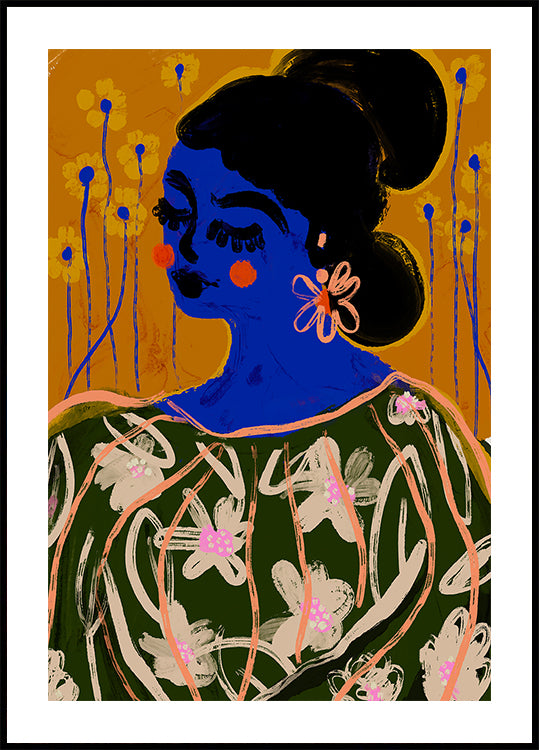 Blue Blossom Mouse