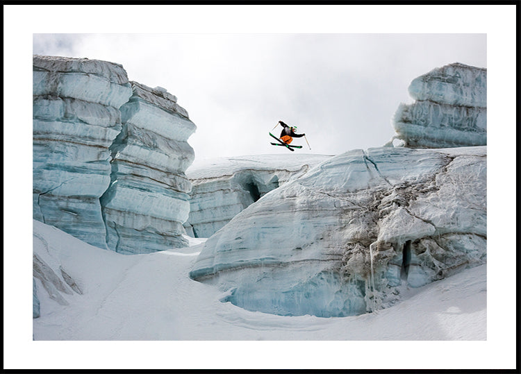 Candide Thovex tyhjästä ei mihinkään -juliste