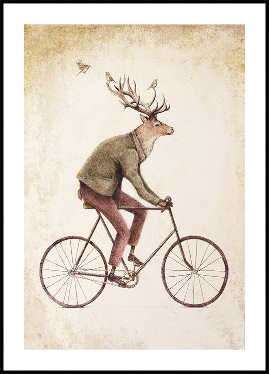 Jopa herrasmies ratsastaa julistetta