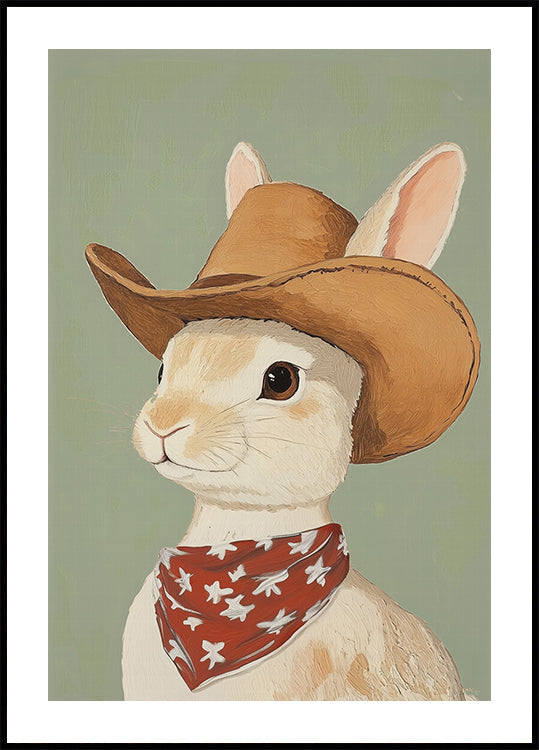 Cowboy Rabbit -juliste