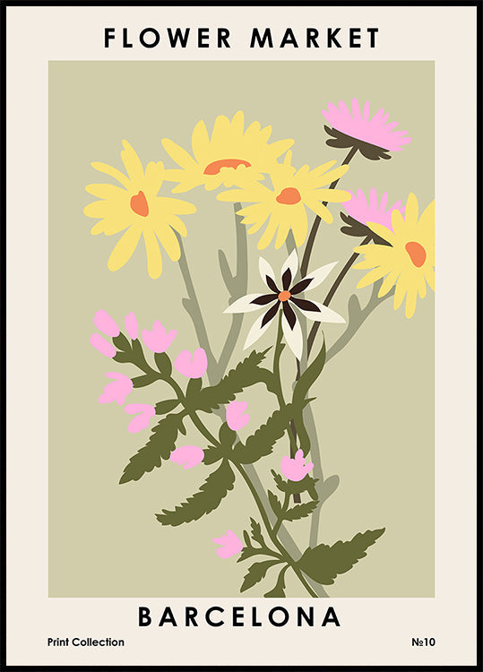 Flower Market Barcelona (NEW) - Posterbox