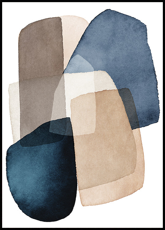 Sinisenruskeat Blocks -juliste