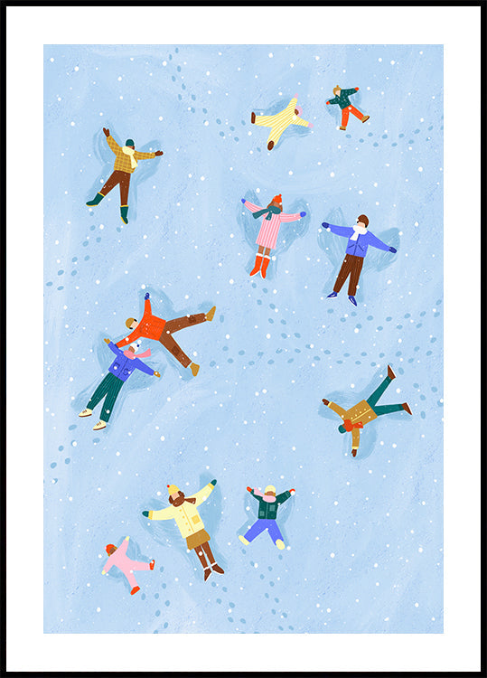 Snowy Angels Delight -juliste