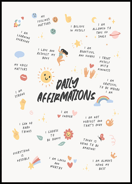Daily Affirmations No2 -juliste