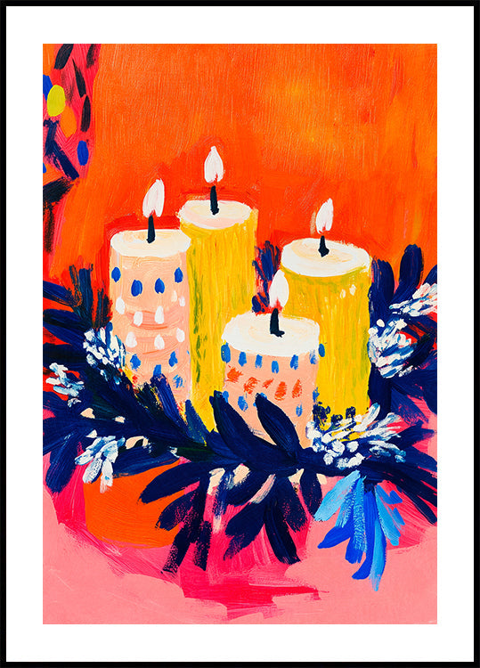 Radiant Candle Glow -juliste