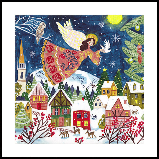 Rauhan enkeli neliön julisteet