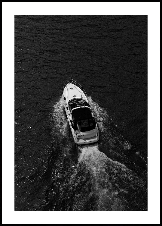 Yksivärinen Voyage No.2 -juliste