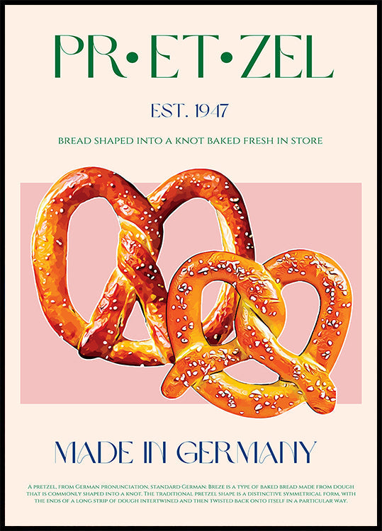 Pretzel Delight -juliste