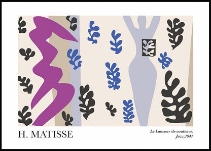 H. Matisse Veitsenheittäjä -juliste 