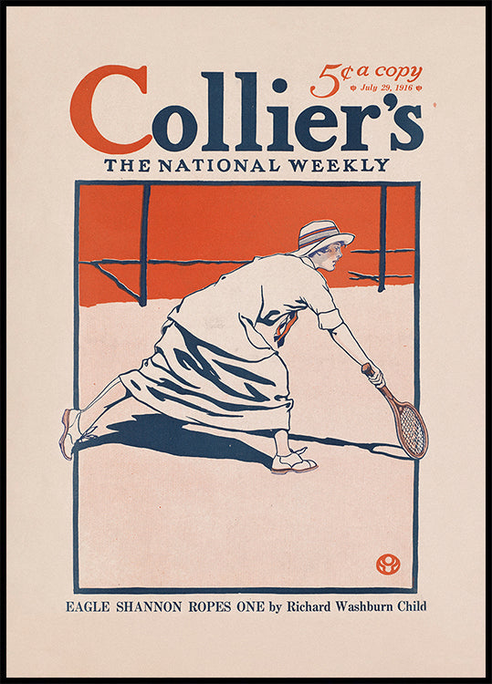Collier's, National Weekly, Eagle Shannon Ropes One Poster