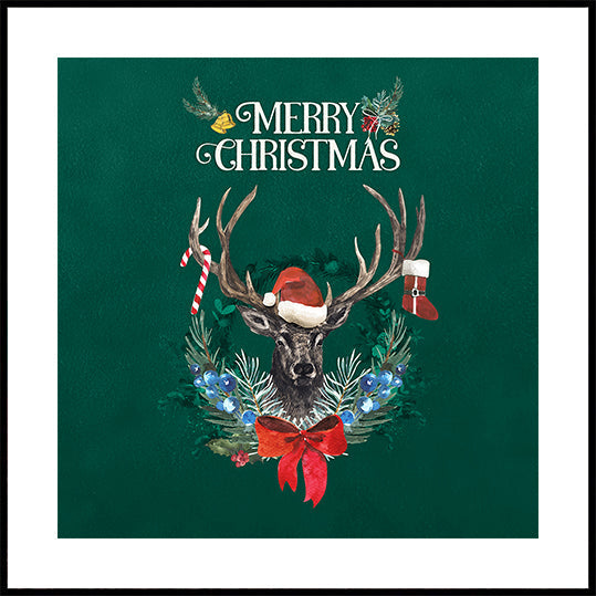 Holiday Stag Cheer -juliste