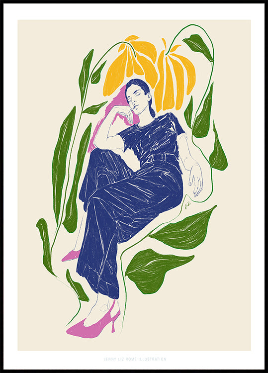 Jlr Hiljainen puutarhassa