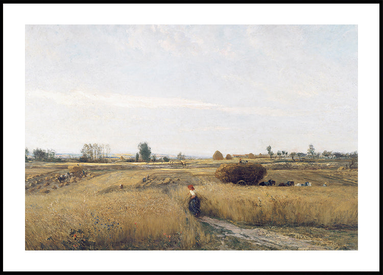 Charles-François Daubignyn The Harvest -juliste