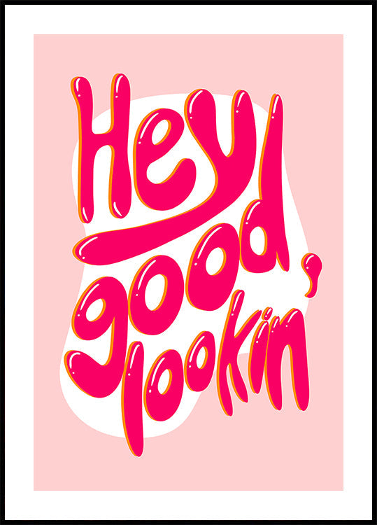 Hyvän näköinen juliste