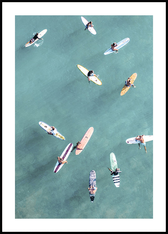 Surfers at Sea No.3 juliste