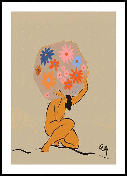 Maailma olkapäillä -juliste