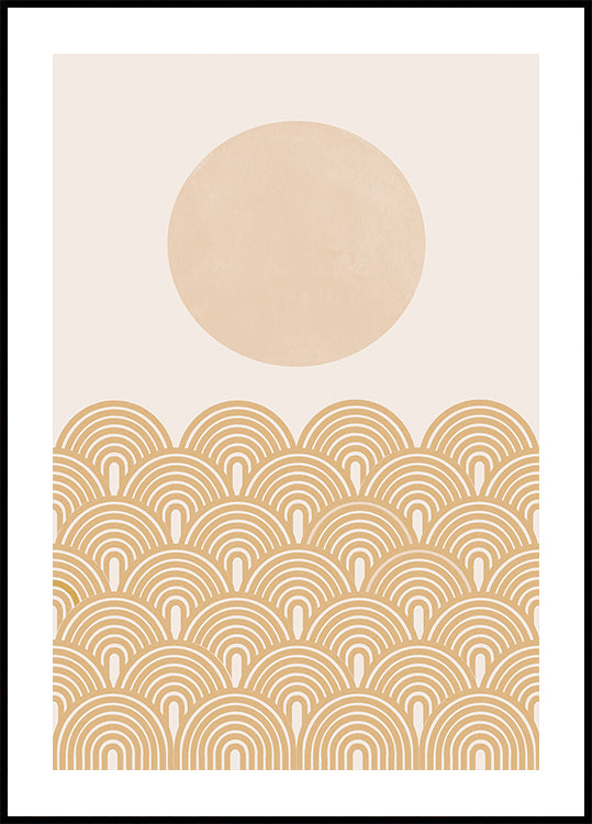 Kultaiset auringon aallot