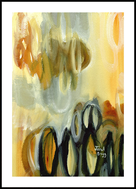 Abstrakti soikealla ja kullalla (UUSI)