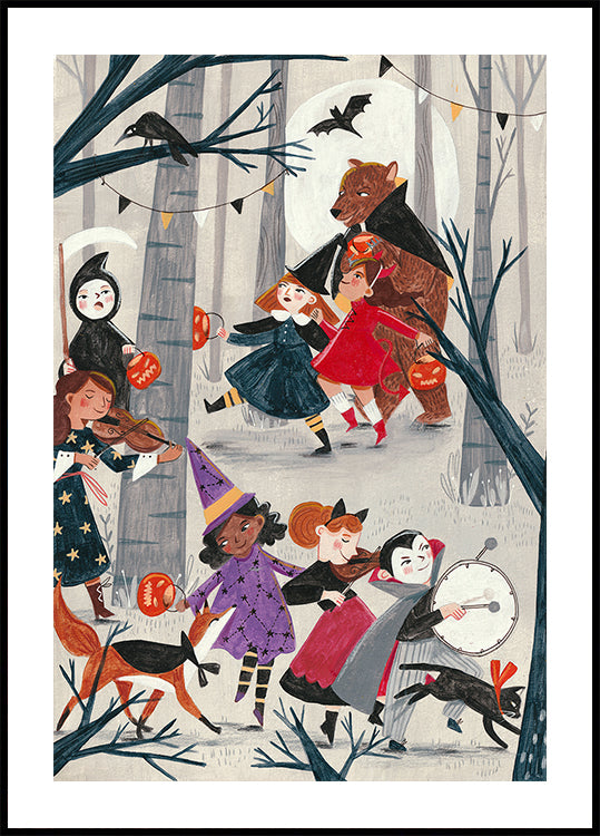 Halloween-kulkue -juliste