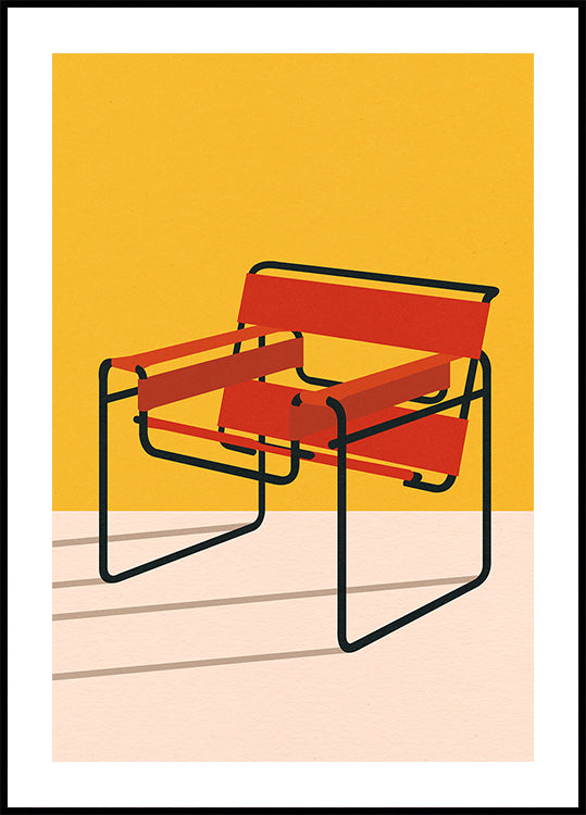 Wassily-tuoli Marcel Breuer -juliste