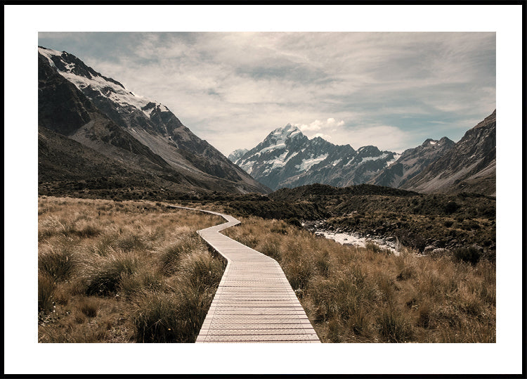Hooker Valley Track Plakat - Posterbox.dk