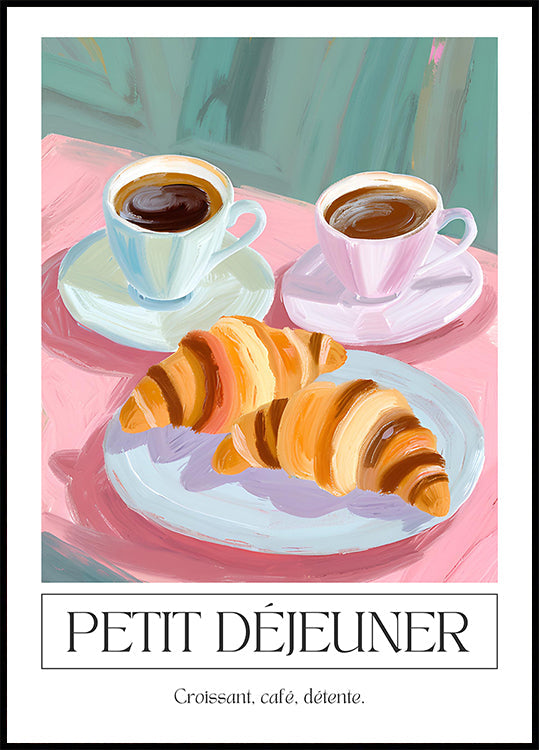 Petit dejeuner -juliste