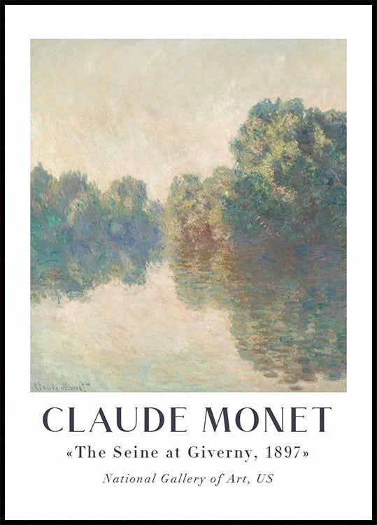 Claude Monet - Seine Givernyssä -juliste 