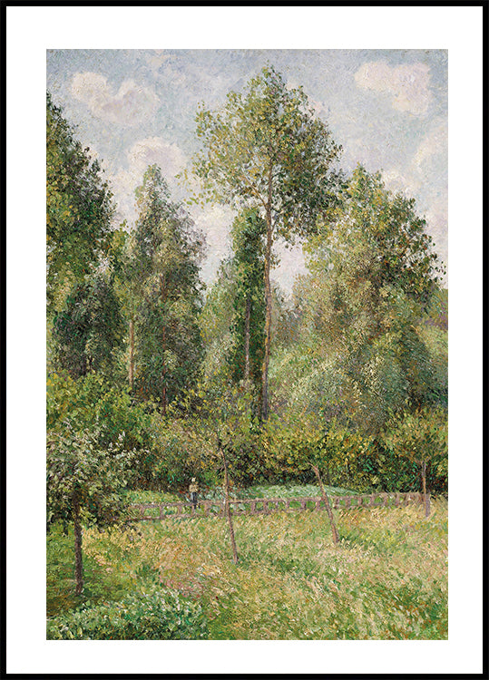 Poplars Éragny by Camille Pissarro Juliste 