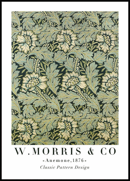 W. Morris &amp; Co - Anemone-juliste 