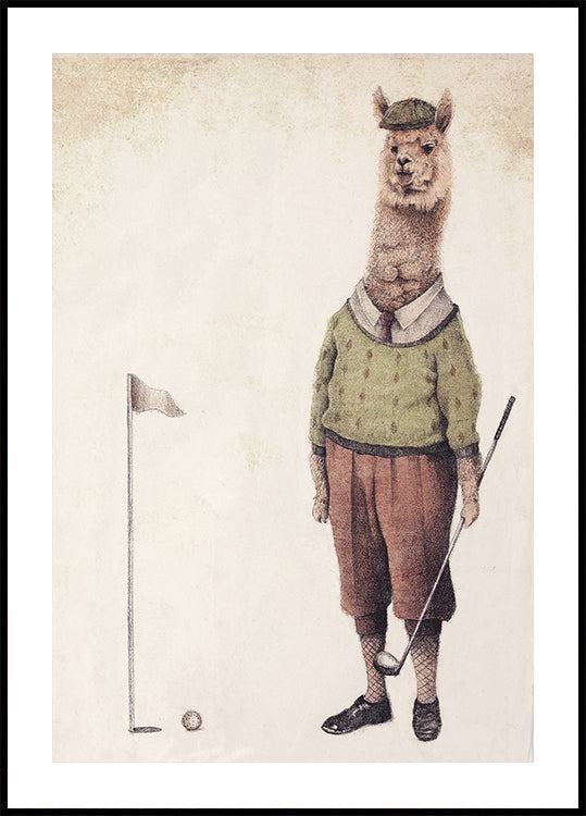 Alpaca Golf Clubin juliste
