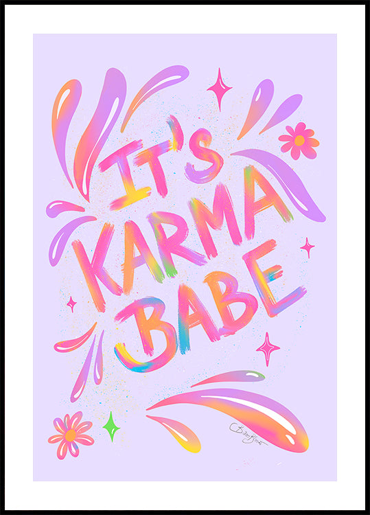 Karma Babe -juliste