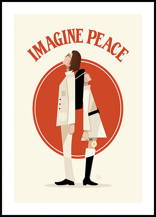 Imagine Peace Minimalist -juliste