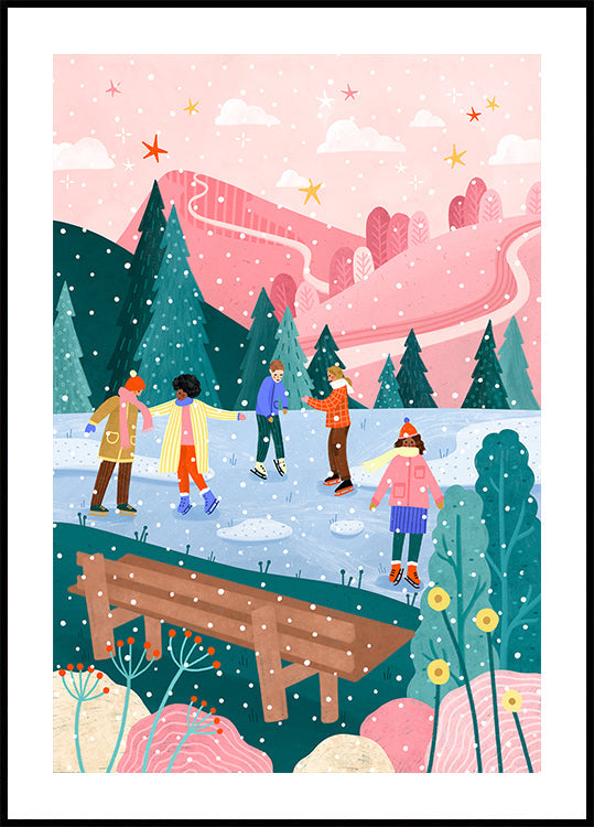 Ihmiset luistelujuliste