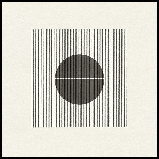 Line and Circle Harmony -juliste