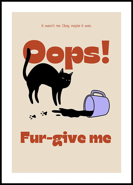 Fur-give me juliste