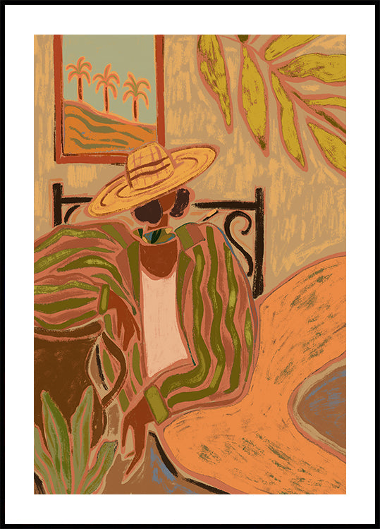 Lady in Stripe -juliste