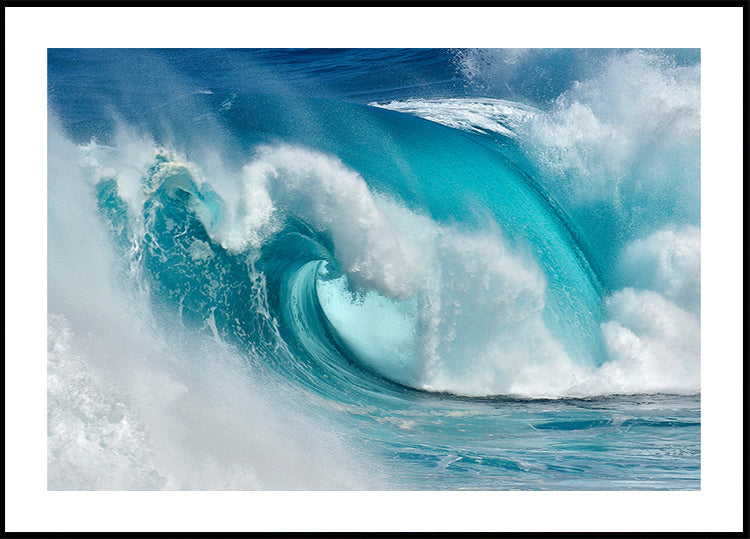 Kun valtameri muuttuu siniseksi tuleksi Juliste