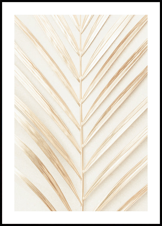 Golden Palm Leaf -juliste