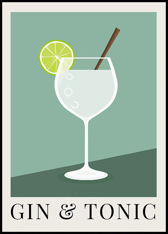 Gin & Tonic -juliste
