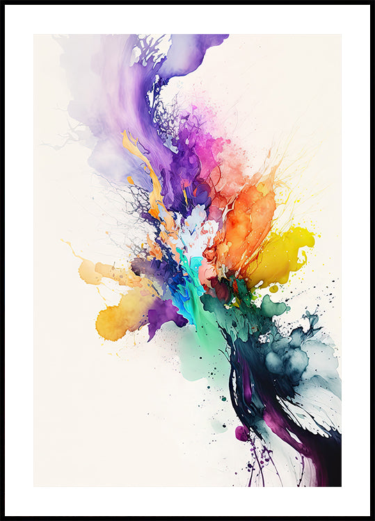 Vibrant Color Burst -juliste