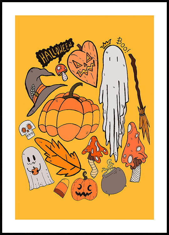 Halloween vibes 2 -juliste