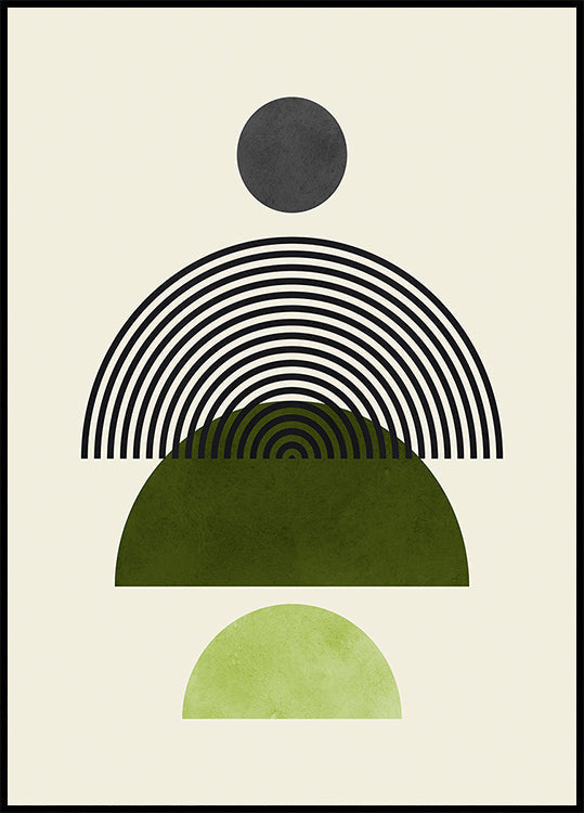 Viivat ja ympyrät 4 Juliste