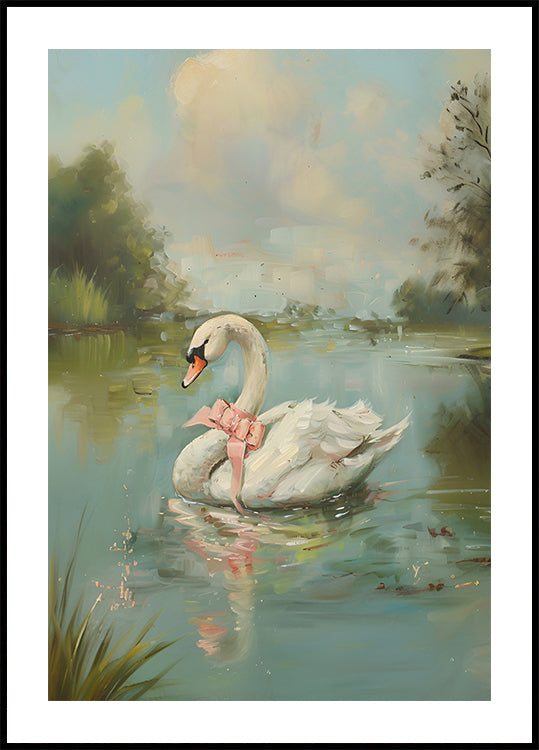 Vintage Swan Coquette