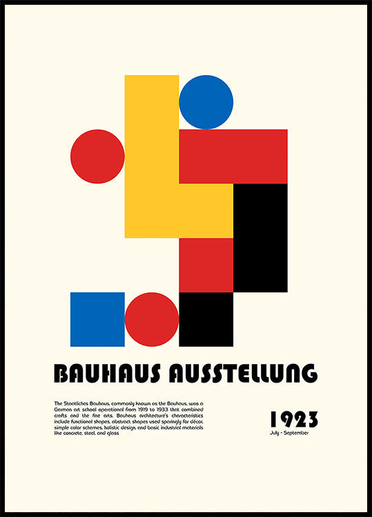 Bauhaus Ausstellung -juliste