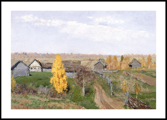 Isaac Levitan - Kultainen syksy -juliste