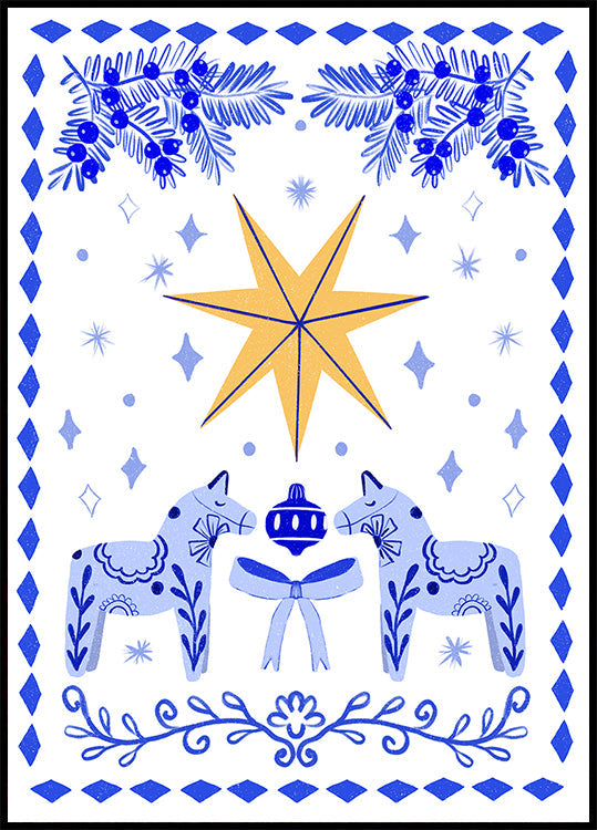 Folk Winter Star -juliste