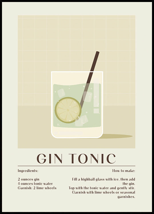 Gin Tonic -juliste