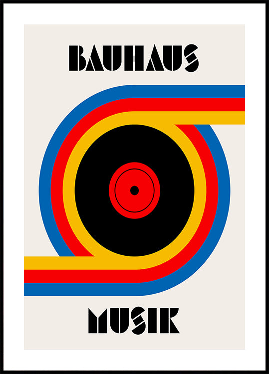 Bauhaus Musicin vinyylijuliste