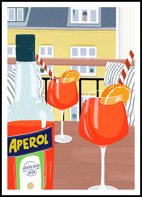 Parveke "Hygge" -juliste